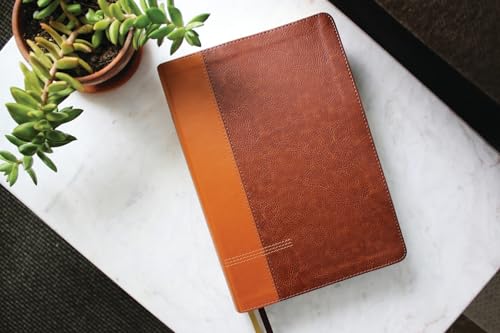 NIV Application Bible, Large Print, Leathersoft, Brown, Red Letter, Thumb Indexed, Comfort Print: Bringing the Ancient Message of the Bible into Your World (NIV Application Commentary Resources)