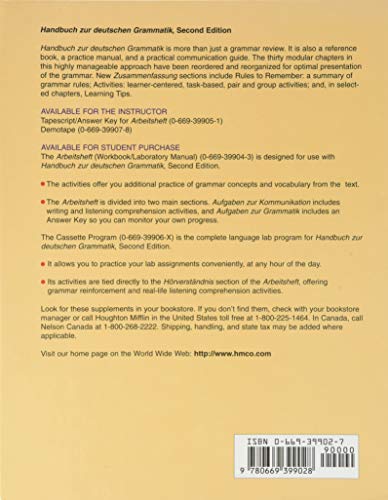 Handbuch Zur Deutschen Grammatik: Wiederholen Und Anwenden (German Edition)