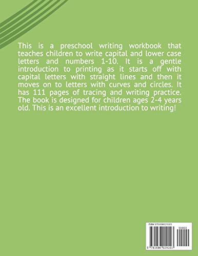 Preschool Writing: Letters and Numbers