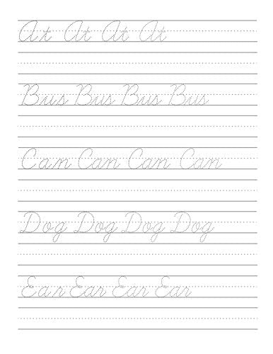 Cursive Handwriting Workbook for Teens: A cursive writing practice workbook for young adults and teens (Master Print and Cursive Writing Penmanship for Teens)