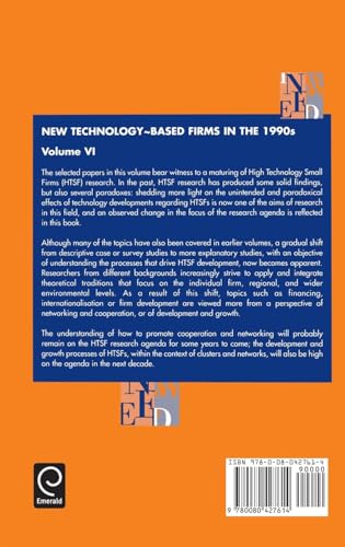 New Technology-based Firms in the 1990s (New Technology-based Firms in the New Millennium, 6)