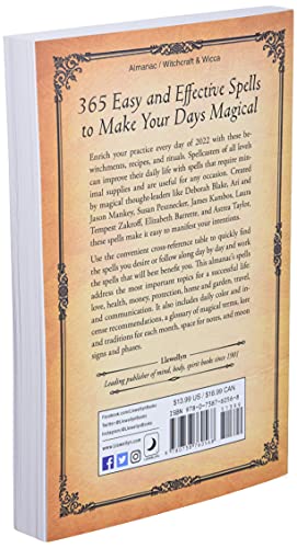 Llewellyn's 2022 Witches' Spell-A-Day Almanac