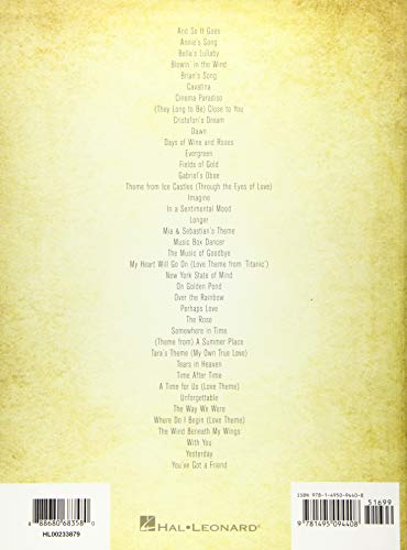 The Most Relaxing Songs for Piano Solo Easy to Intermediate Sheet Music for Adults and Teens Calming Piano Songbook for Home Practice, Recitals, or Music Teacher Use