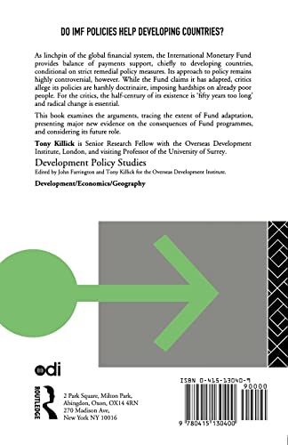 IMF Programmes in Developing Countries: Design and Impact (Development Policy Studies Series)