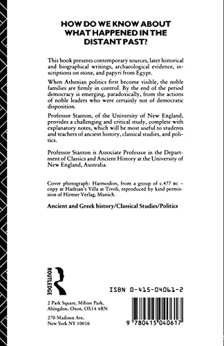 Athenian Politics c800-500 BC: A Sourcebook (Routledge Sourcebooks for the Ancient World)