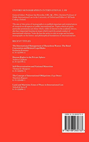 Recognition of Governments in International Law: With Particular Reference to Governments in Exile (Oxford Monographs in International Law)