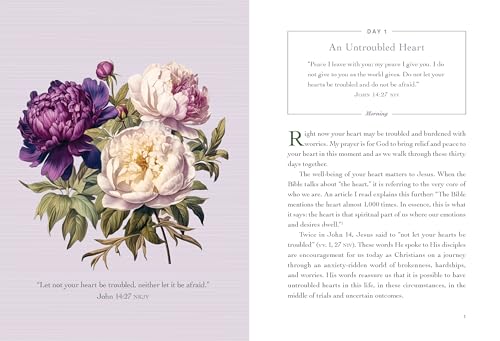 An Untroubled Heart: Calming Anxiety and Finding God's Peace (A 30-Day Morning and Evening Devotional)