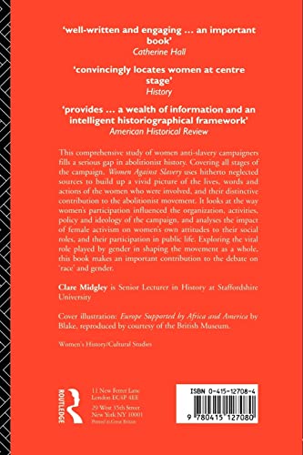 Women Against Slavery: The British Campaigns, 1780-1870