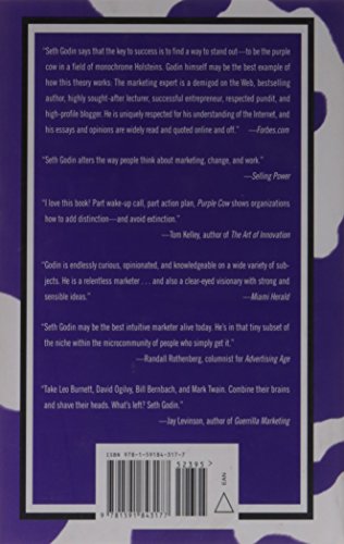Purple Cow, New Edition: Transform Your Business by Being Remarkable — back cover