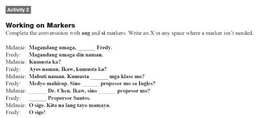 Elementary Tagalog Workbook: Tara, Mag-Tagalog Tayo! Come On, Let's Speak Tagalog!