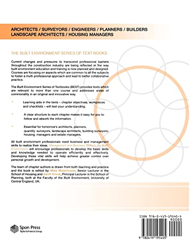 Management and Business Skills in the Built Environment (Built Environment Series of Textbooks)