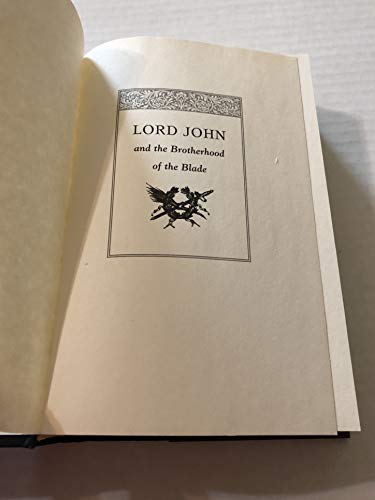 Lord John and the Brotherhood of the Blade