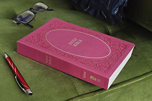 NIV, Holy Bible, Soft Touch Edition, Leathersoft, Pink, Comfort Print