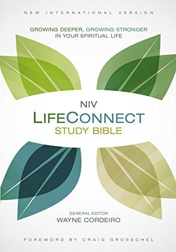 NIV, LifeConnect Study Bible, Hardcover, Red Letter Edition: