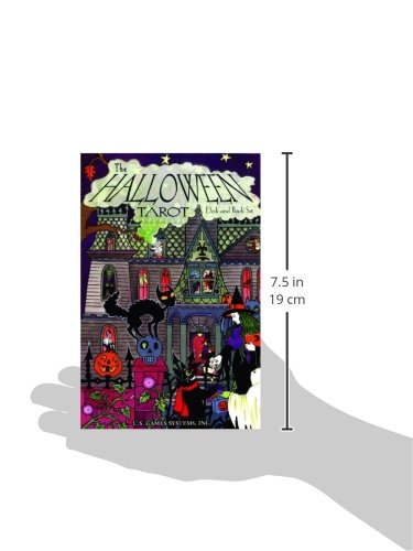 The Halloween Tarot Deck and Book Set — back cover