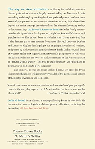 100 Essential American Poems