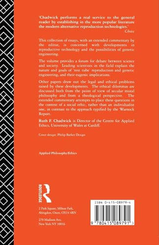 Ethics, Reproduction and Genetic Control