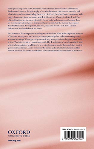 Philosophical Perspectives on Art