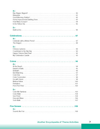 Another Encyclopedia of Theme Activities for Young Children: Over 300 Favorite Activities Created by Teachers (The GIANT Series)