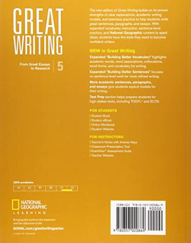 Great Writing 5: Student's Book (Great Writing, Fifth Edition)