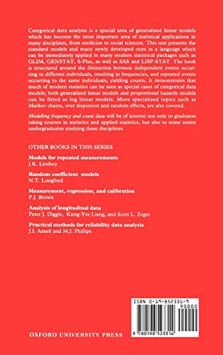 Modelling Frequency and Count Data (Oxford Statistical Science Series)