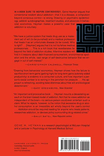 Addiction: A Disorder of Choice by Heyman, Gene M.