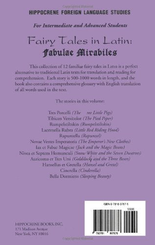 Fairy Tales in Latin: Fabulae Mirabiles (Latin and English E