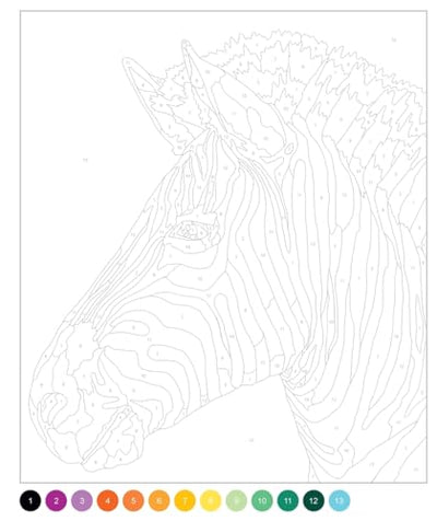 The Joy of Colouring by Numbers by French, Felicity