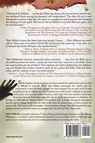 Reading the Bible with the Damned by Ekblad, Bob