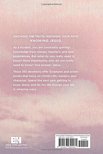 Knowing Jesus (Rose cover): The Essential Teen 365 Devotional