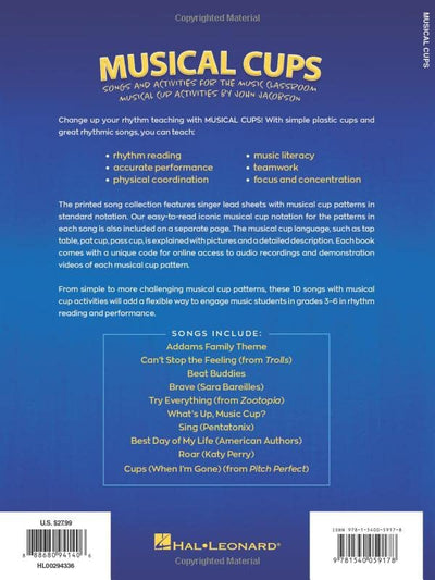 Musical Cups Song and Activities for the Music Classroom (Book/Online Media)