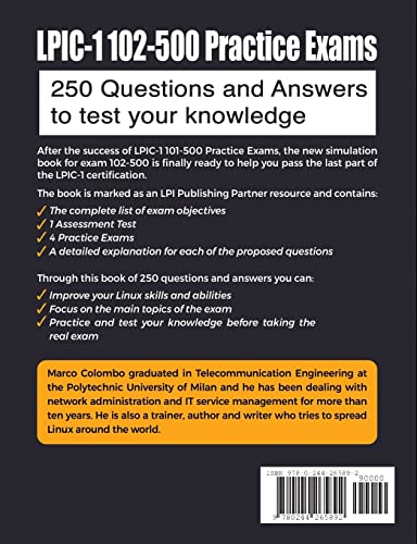 LPIC-1 102-500 Practice Exams: 250 Questions and Answers to Test Your Knowledge