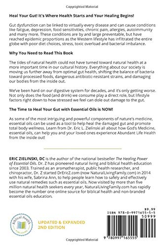 Heal Your Gut with Essential Oils 2nd Edition: Updated & Expanded 2nd Edition — back cover
