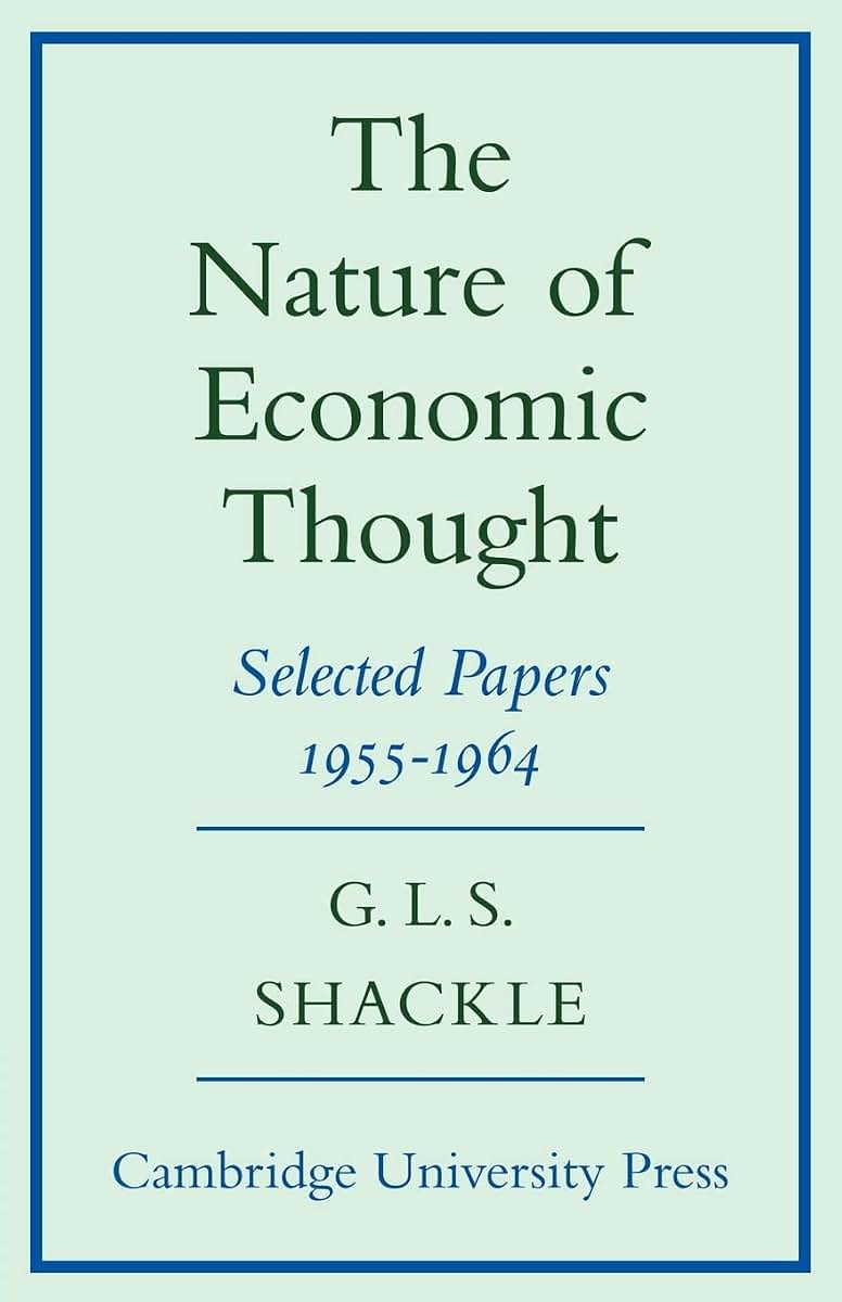 The Nature of Economic Thought: Selected Papers 1955-1964