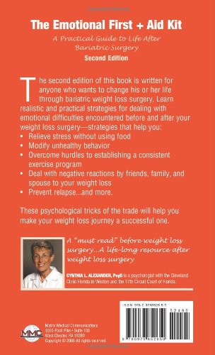 Emotional First Aid Kit: A Practical Guide to Life After Bariatric Surgery — back cover