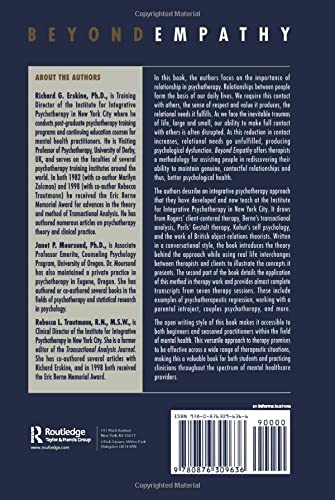 Beyond Empathy: A Therapy of Contact-in Relationships by Ers