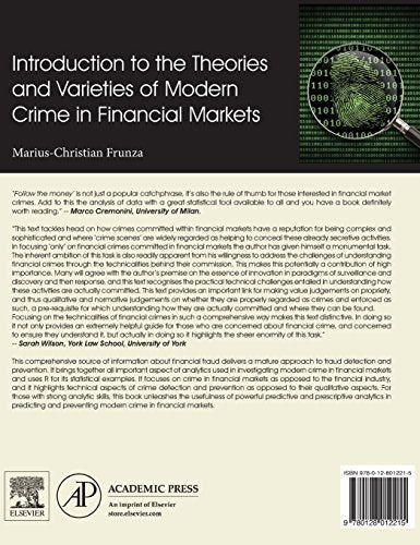 Introduction to the Theories and Varieties of Modern Crime in Financial Markets