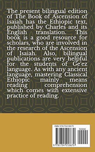 The Ascension of Isaiah: Ge'ez-English Edition