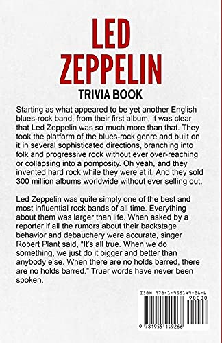 Led Zeppelin Trivia Book: Uncover The History With Facts Every Fan Should Know!