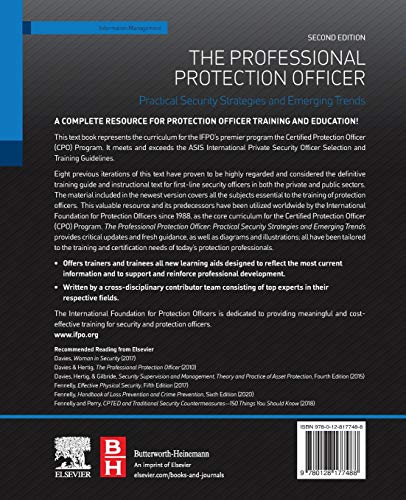 The Professional Protection Officer: Practical Security Strategies and Emerging Trends