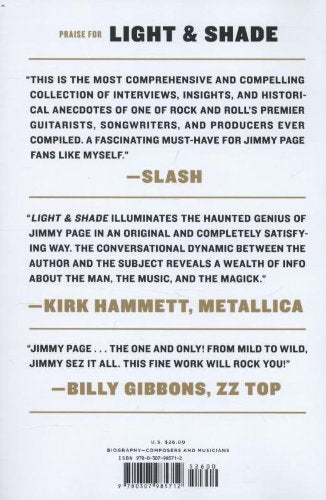 Light and Shade: Conversations with Jimmy Page — back cover