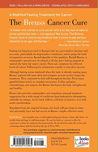 The Breuss Cancer Cure by Rudolf Breuss