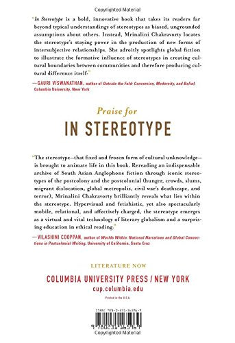 In Stereotype: South Asia in the Global Literary Imaginary (Literature Now)