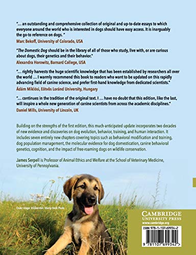 The Domestic Dog: Its Evolution, Behavior and Interactions with People