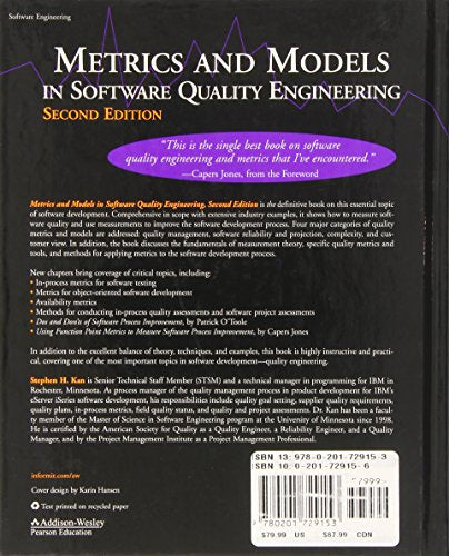 Metrics and Models in Software Quality Engineering by Kan
