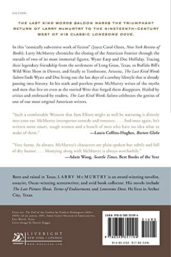 The Last Kind Words Saloon: A Novel