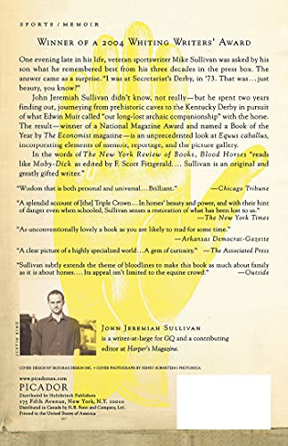 Blood Horses: Notes of a Sportswriter's Son