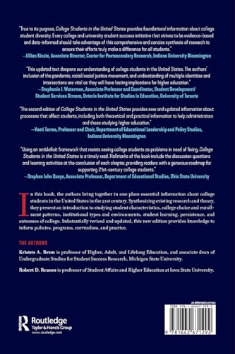 College Students in the United States — back cover