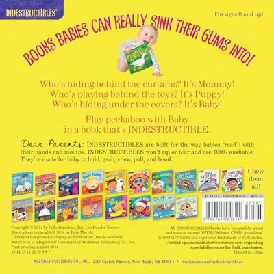 Indestructibles: Baby Peekaboo: Chew Proof Rip Proof Nonto