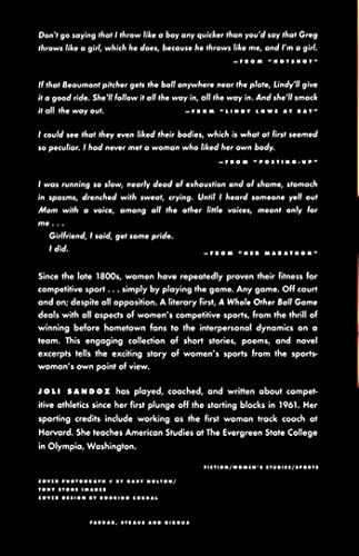 A Whole Other Ball Game: Women's Literature on Women's Sport